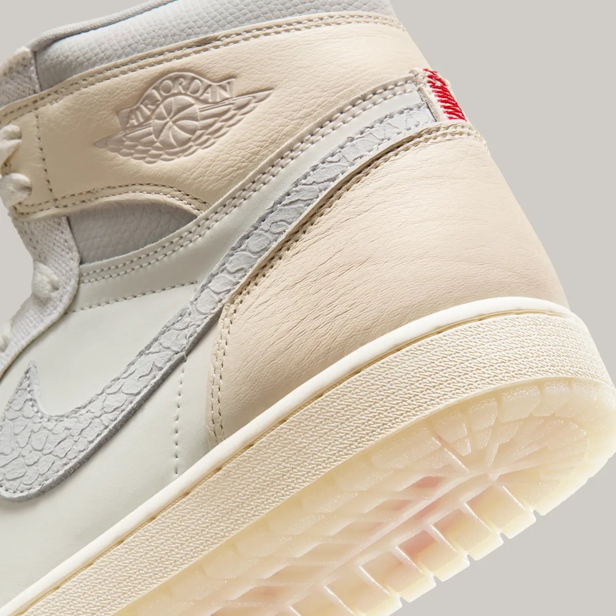 Air Jordan 1 High Sail Elephant Print Swoosh IH4363-100 8