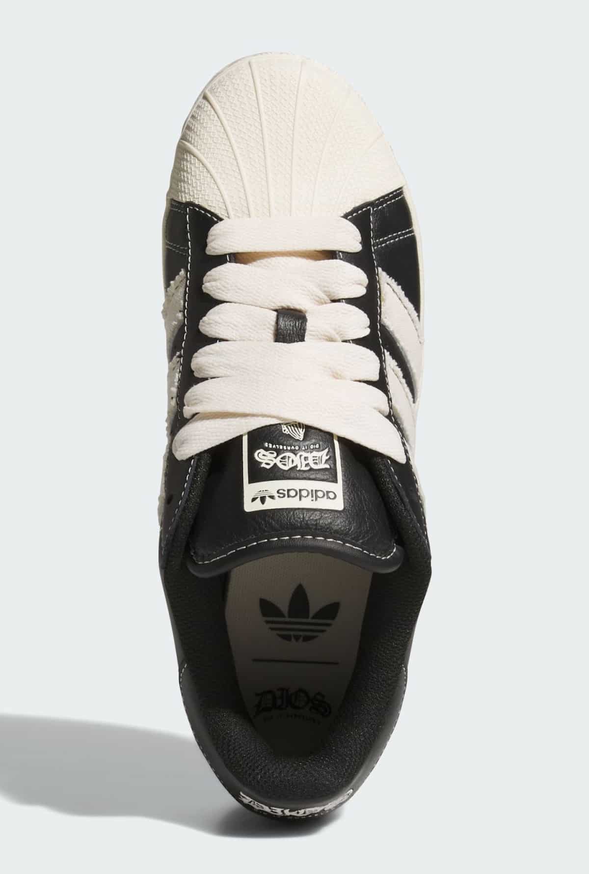 DIOS adidas Superstar XLG Black HQ7248 5