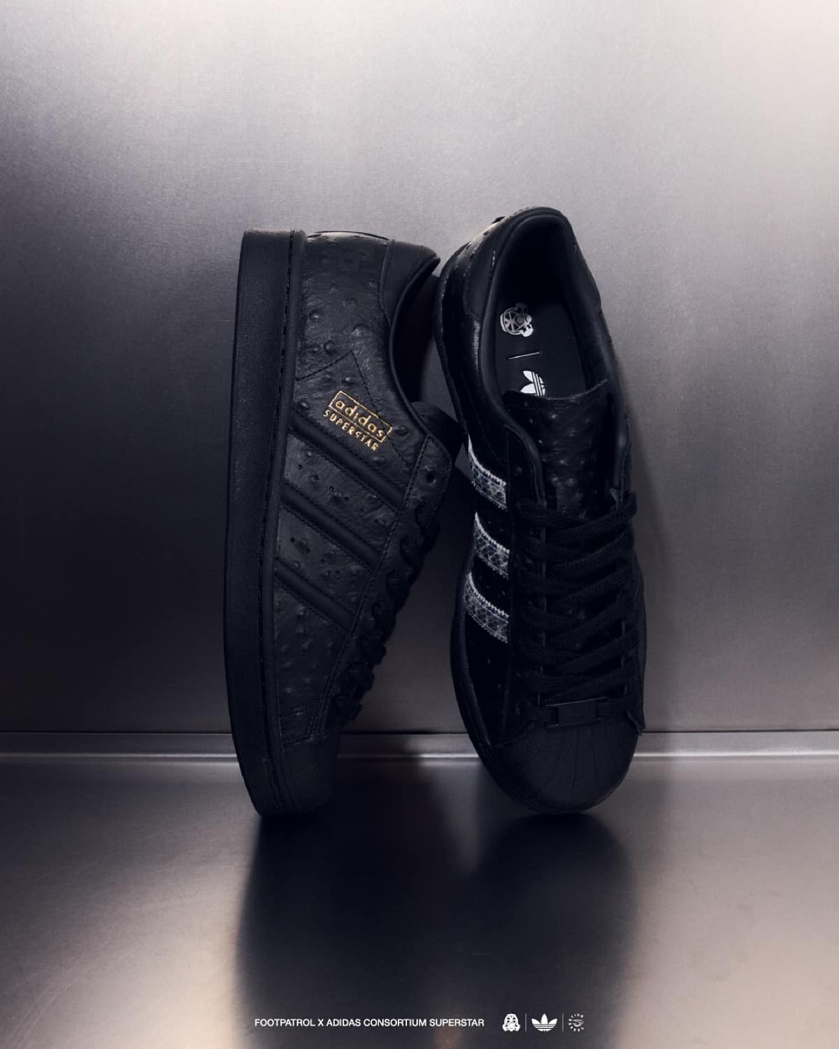 Footpatrol x adidas Consortium Superstar Black 2025 12