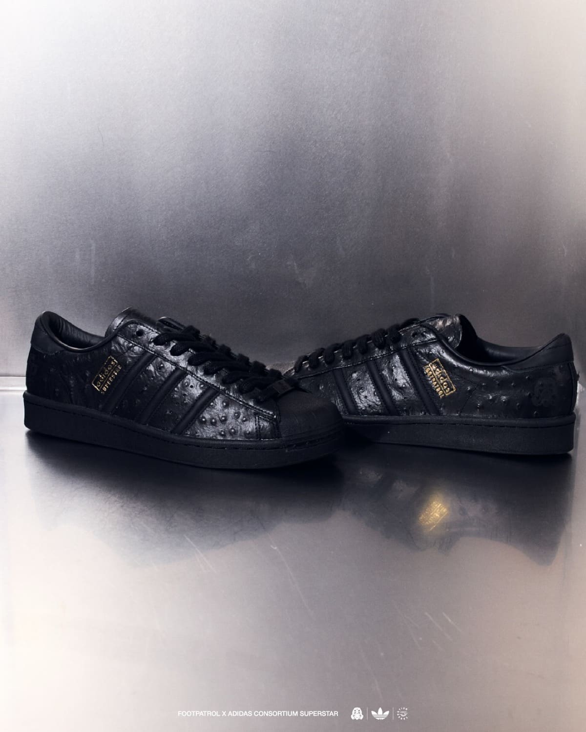 Footpatrol x adidas Consortium Superstar Black 2025 13