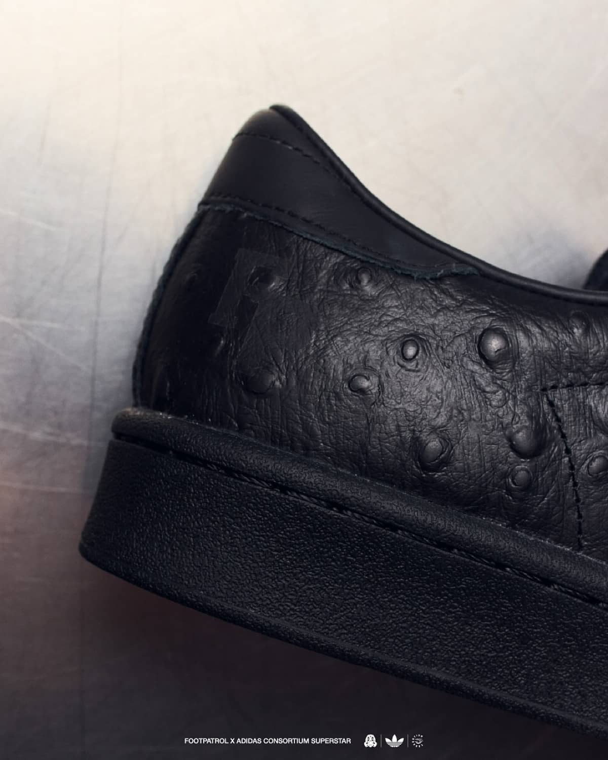 Footpatrol x adidas Consortium Superstar Black 2025 14
