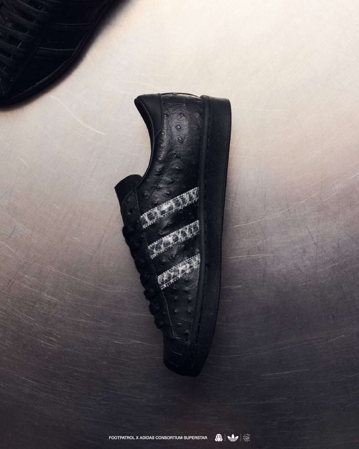 Footpatrol x adidas Consortium Superstar Black 2025 16