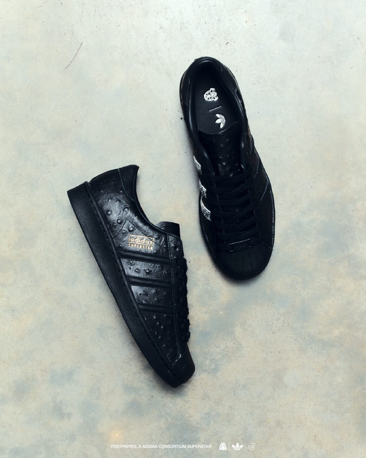 Footpatrol x adidas Consortium Superstar Black 2025 19