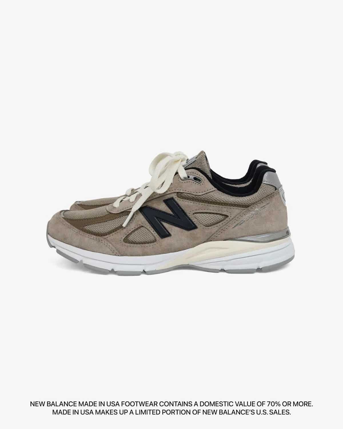 JJJJound x New Balance 990v4 Mushroom 1