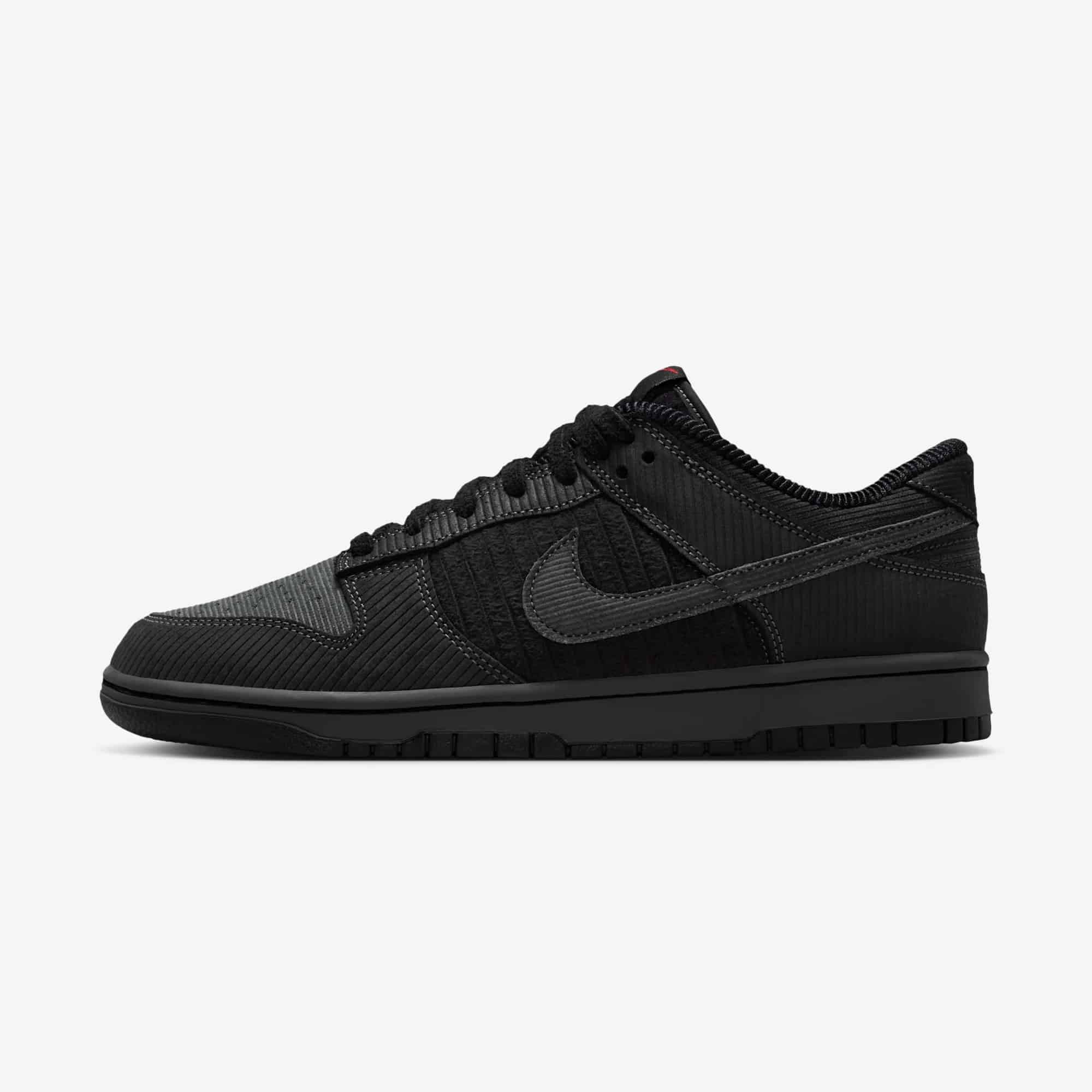 Nike Dunk Low Black Corduroy IB7746-001 2