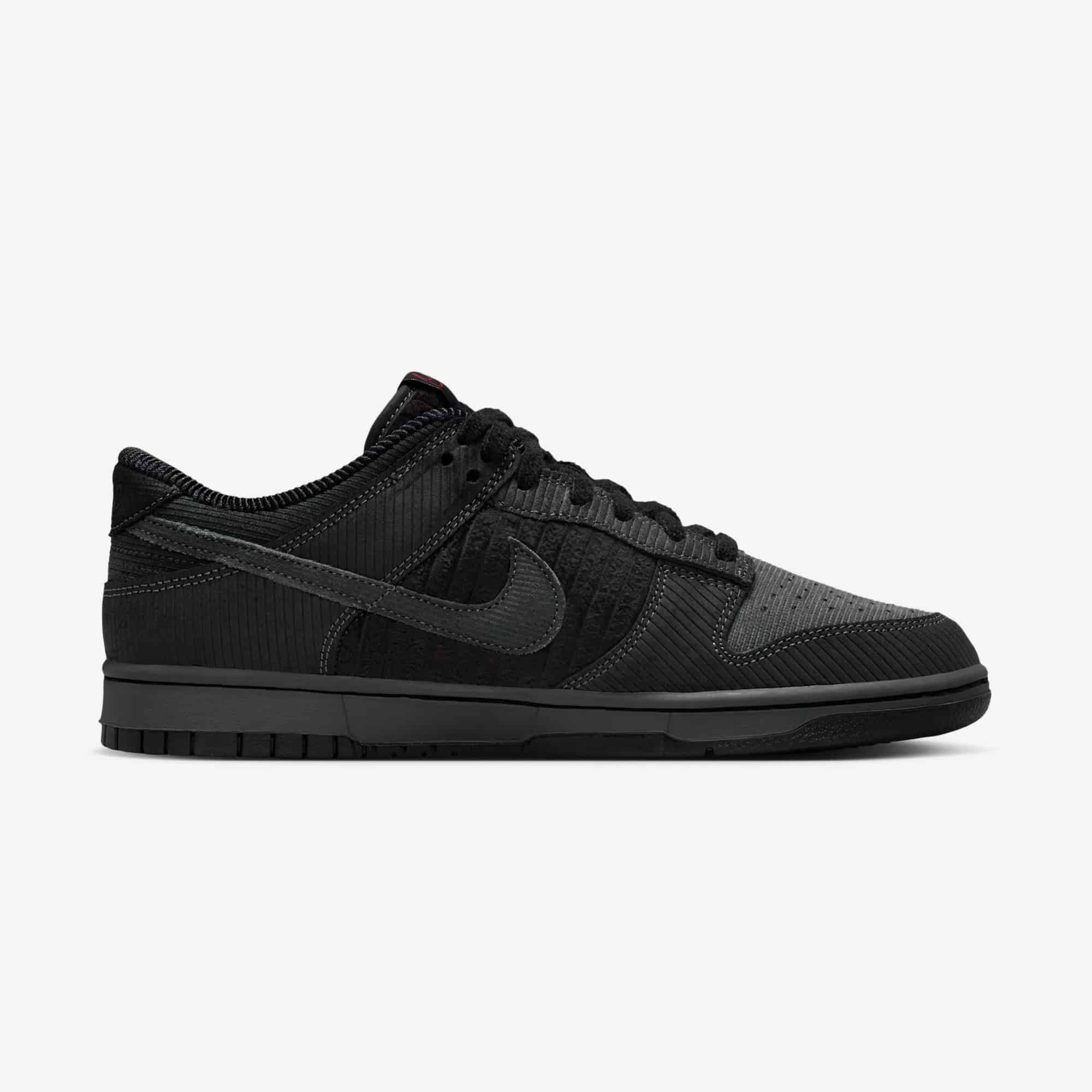 Nike Dunk Low Black Corduroy IB7746-001 3
