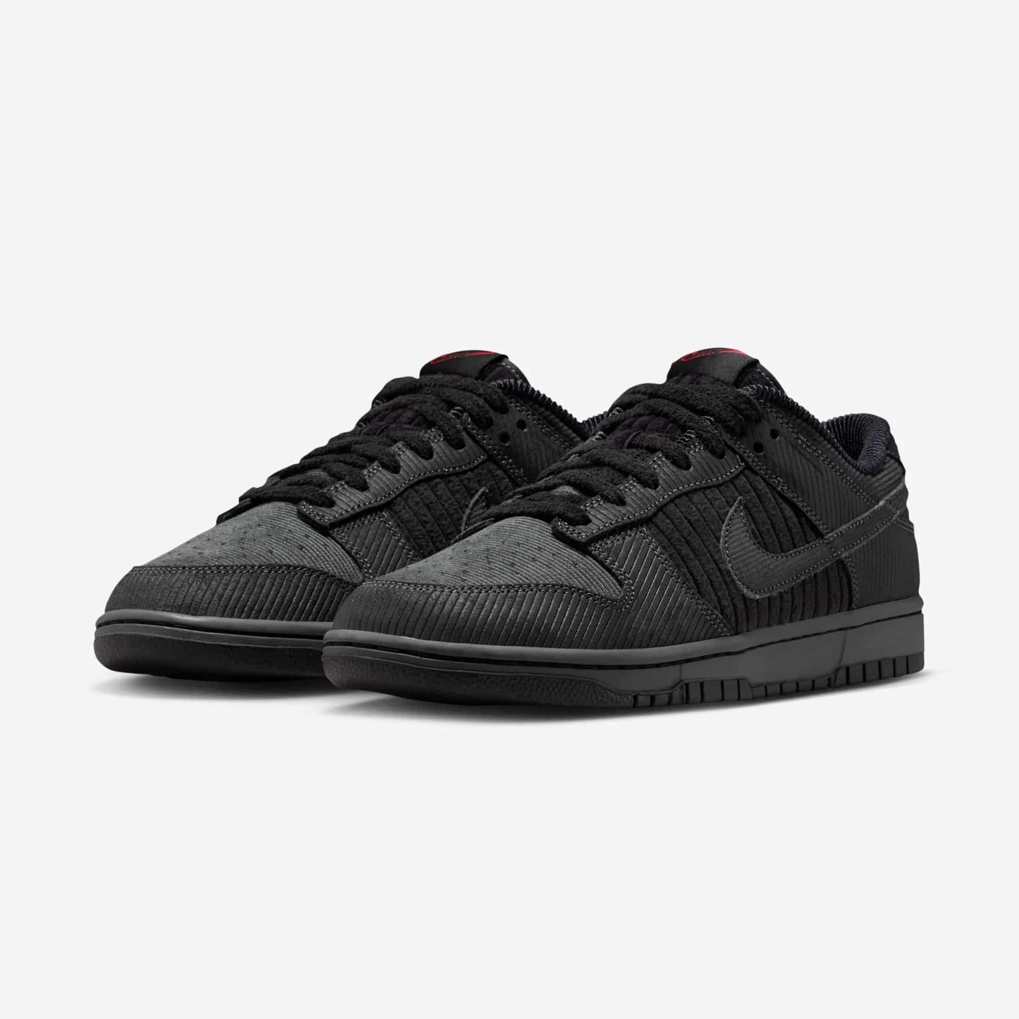 Nike Dunk Low Black Corduroy IB7746-001 4