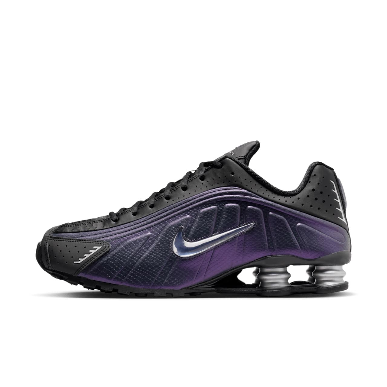 Nike Shox R4 Black Metallic Silver IO4546-002 2