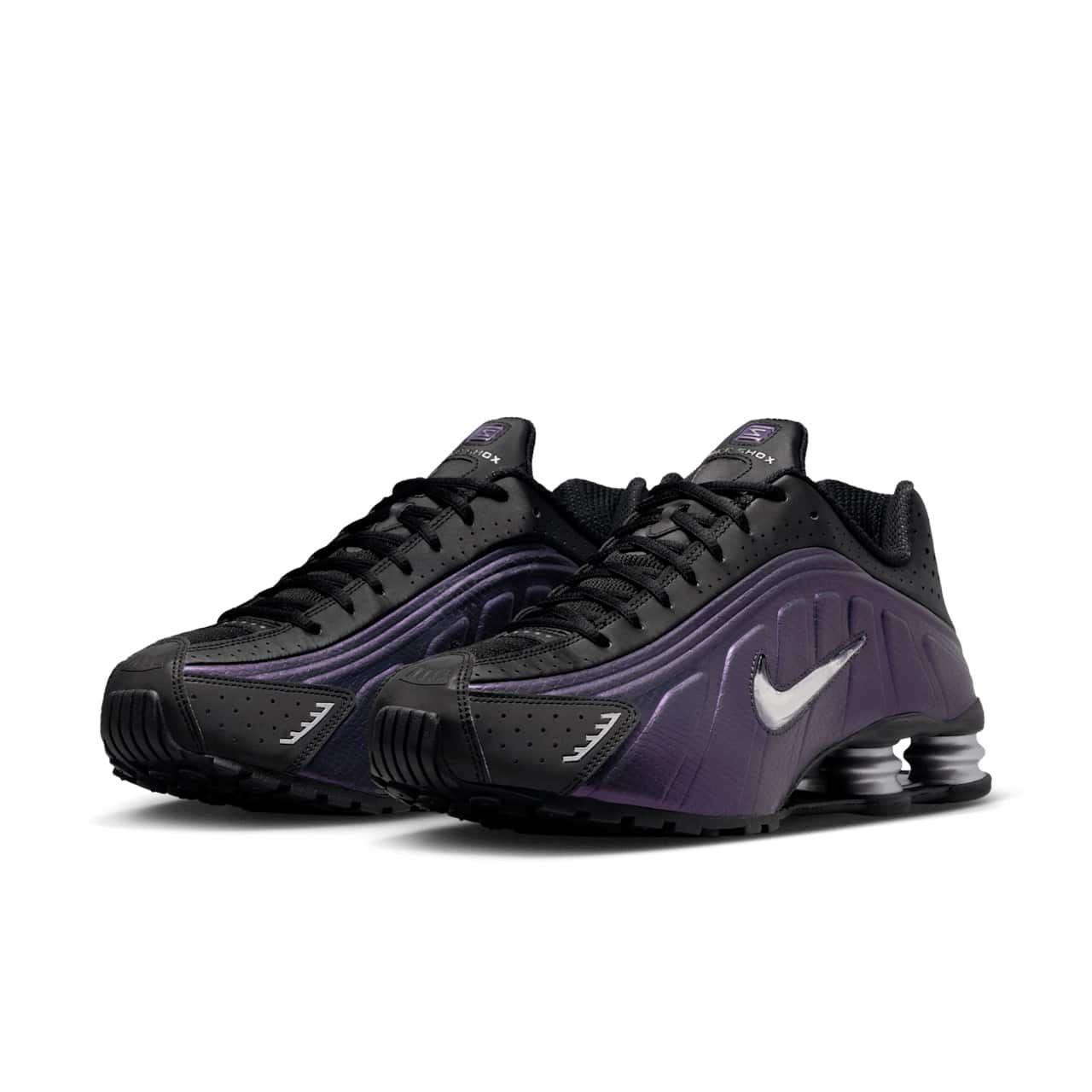 Nike Shox R4 Black Metallic Silver IO4546-002 4