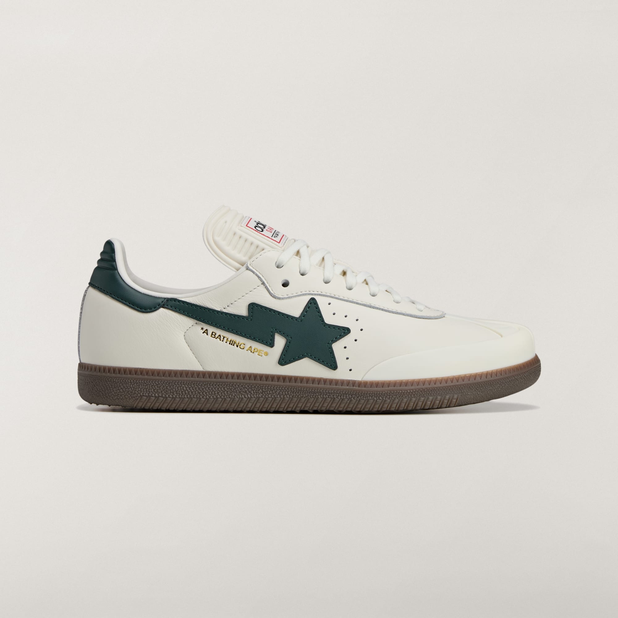 BAPE x adidas Samba Off White Shadow Green KJ8852 1