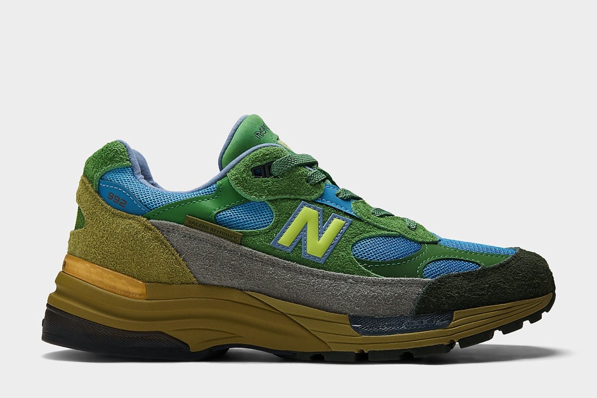 Zielono-niebieska energia – oto projekt Salehe Bembury x New Balance 992 „Calm Be The Crater”