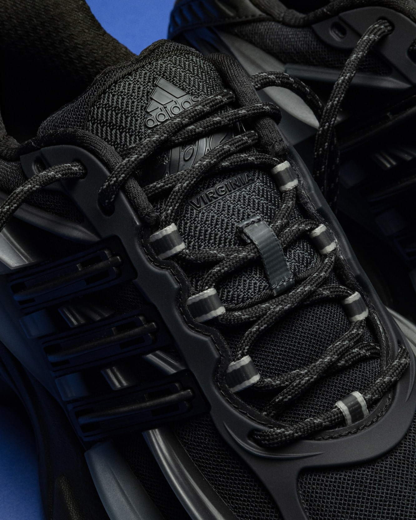 adidas VIRGINIA Adistar Jellyfish Triple Black Royal Blue 1