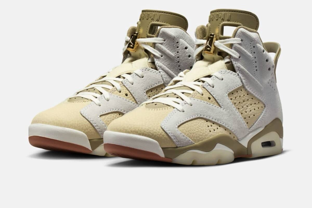 Oliwka, złoto i wyjątkowe detale – Air Jordan 6 „Sail / Neutral Olive”