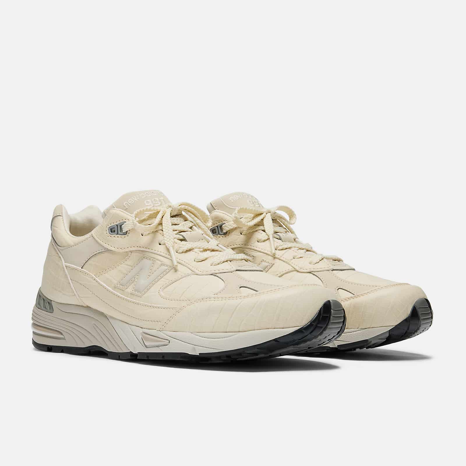New Balance 991 Oyster Gray Croc M991CR1 4