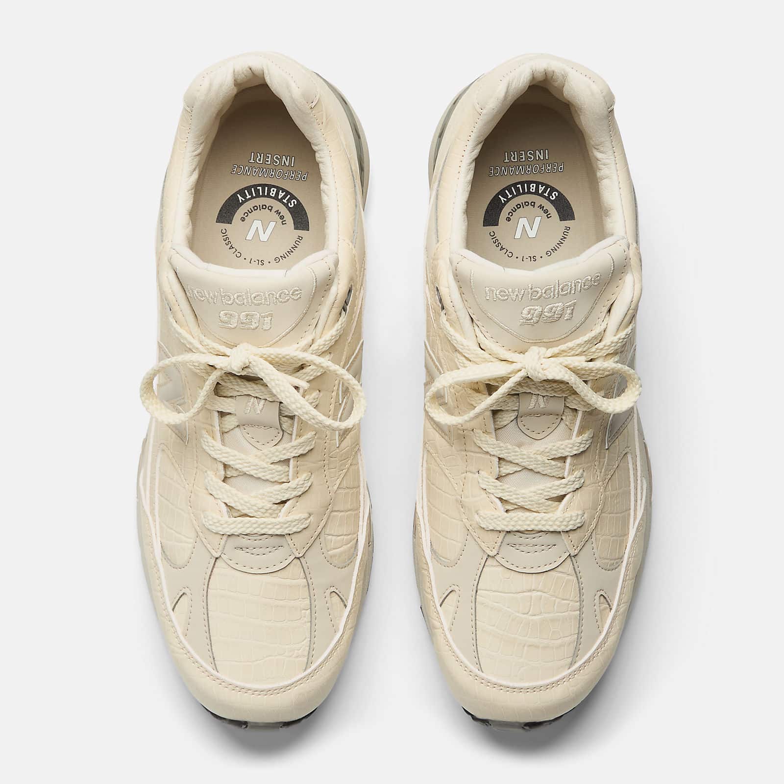 New Balance 991 Oyster Gray Croc M991CR1 5