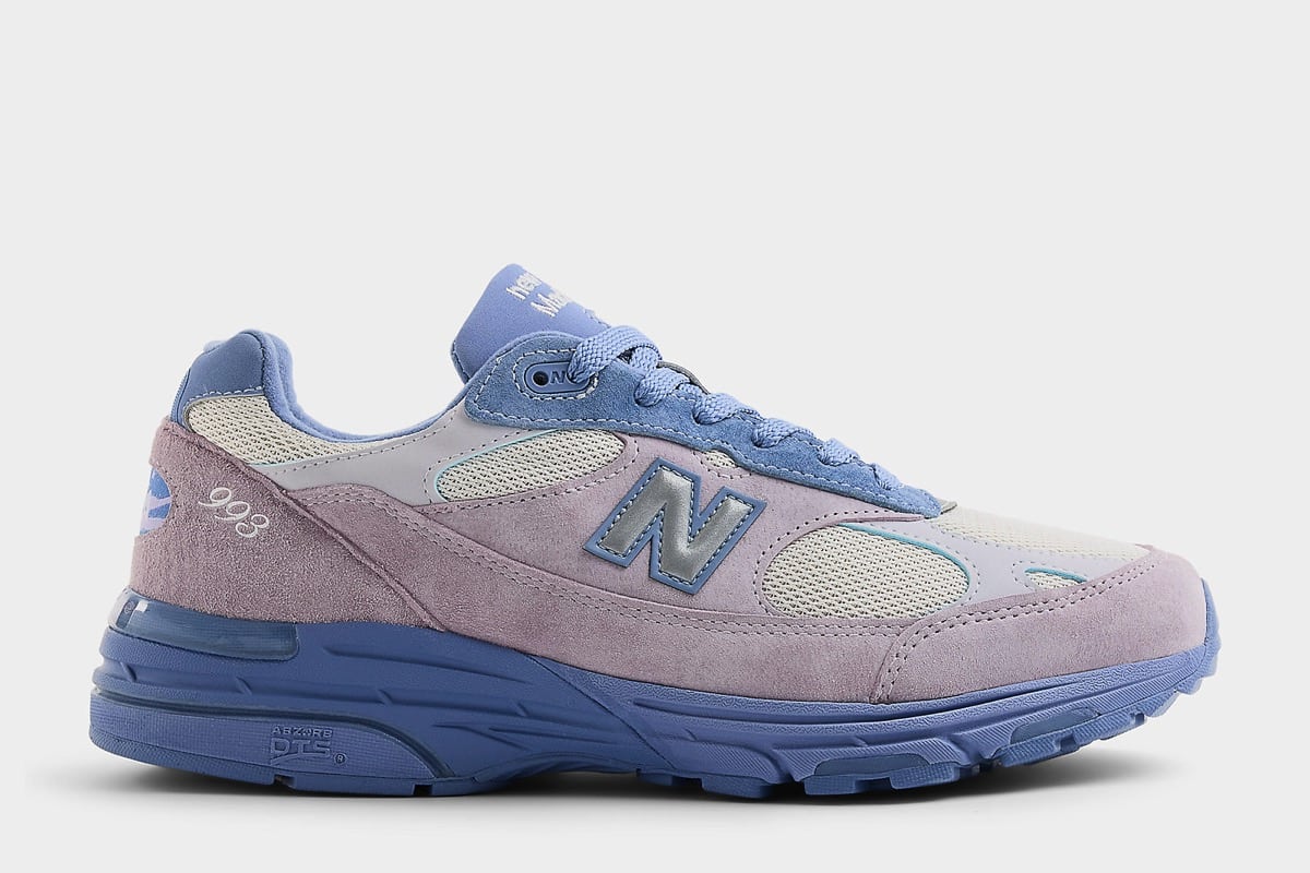 Klasyk z Bostonu w nowych barwach: New Balance 993 „Taro / Fairweather Blue”