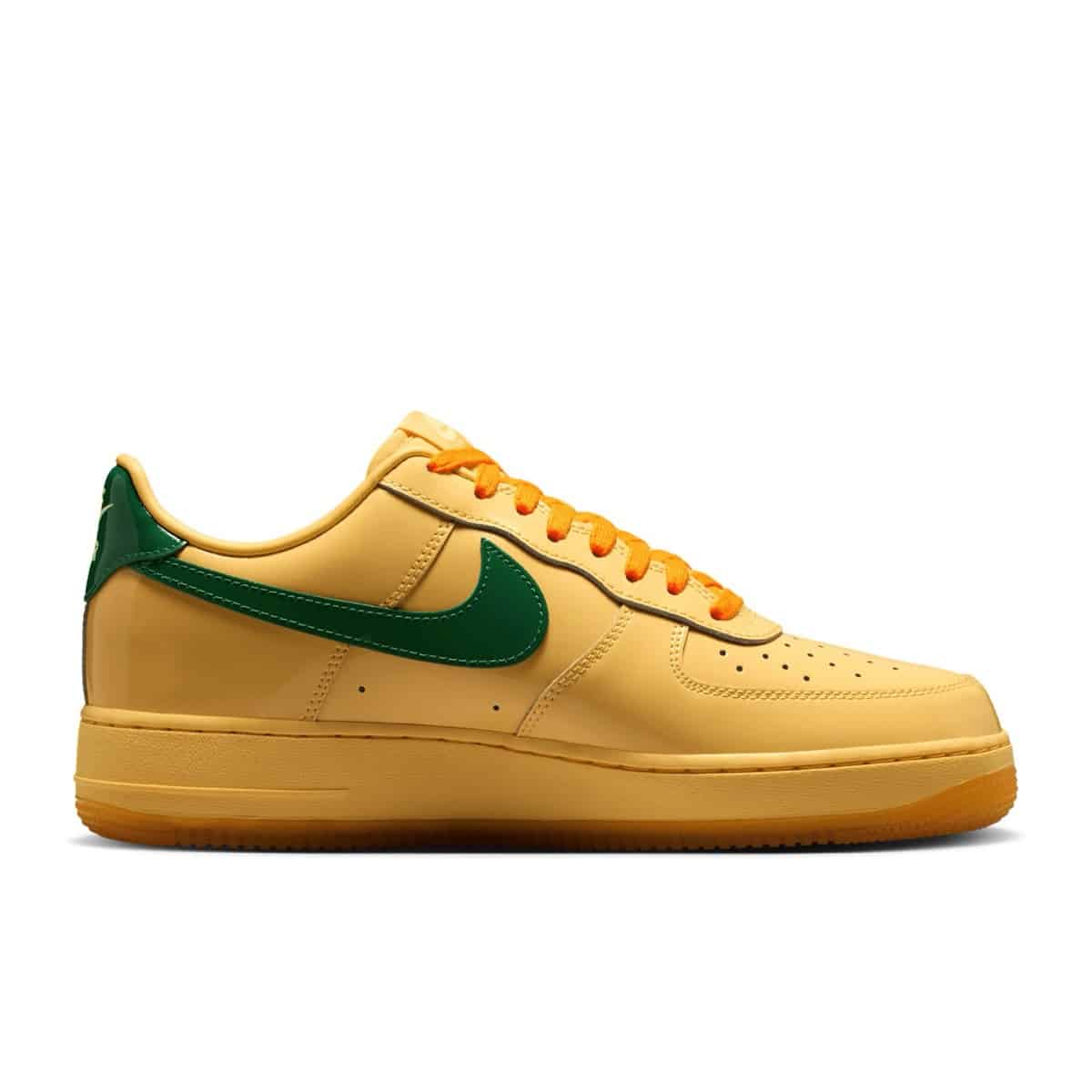 Nike Air Force 1 Low Patent Leather Topaz Gold IO4489-700 3