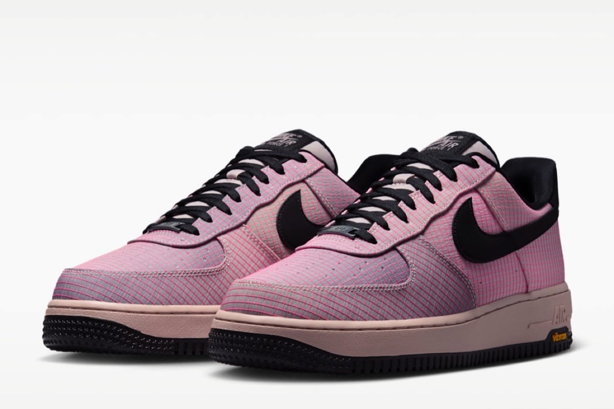 Nike Air Force 1 Low Vibram „Silt Red / Black” – gorpcore z charakterem