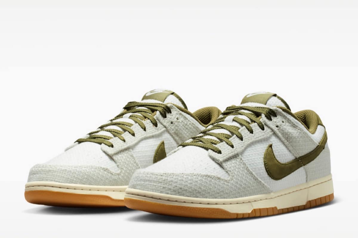 Nike Dunk Low SE „Light Bone / Pilgrim” – wyjątkowe materiały i zielone akcenty