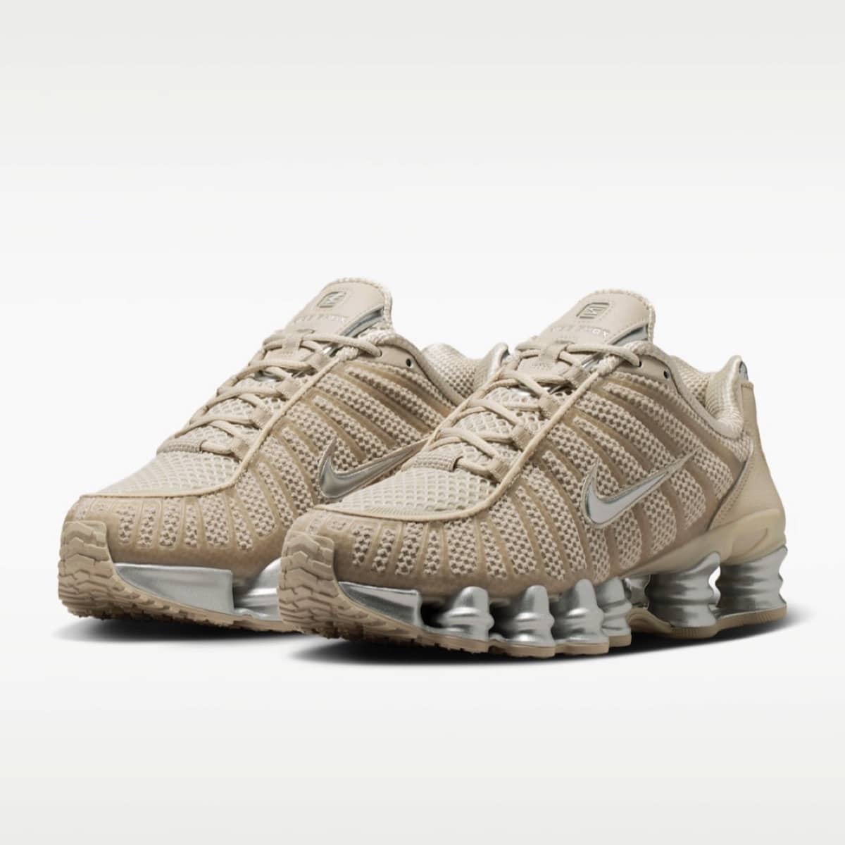 Nike Shox TL Cream Metallic Silver IH2559-200 4