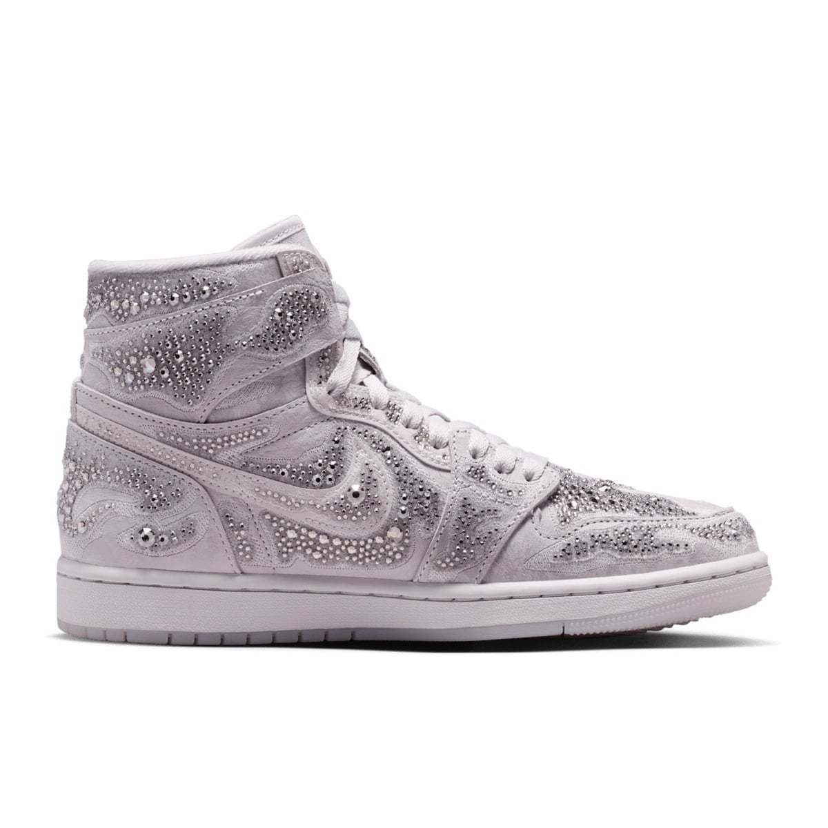 Swarovski x Air Jordan 1 High Vast Grey HF6248-002 3