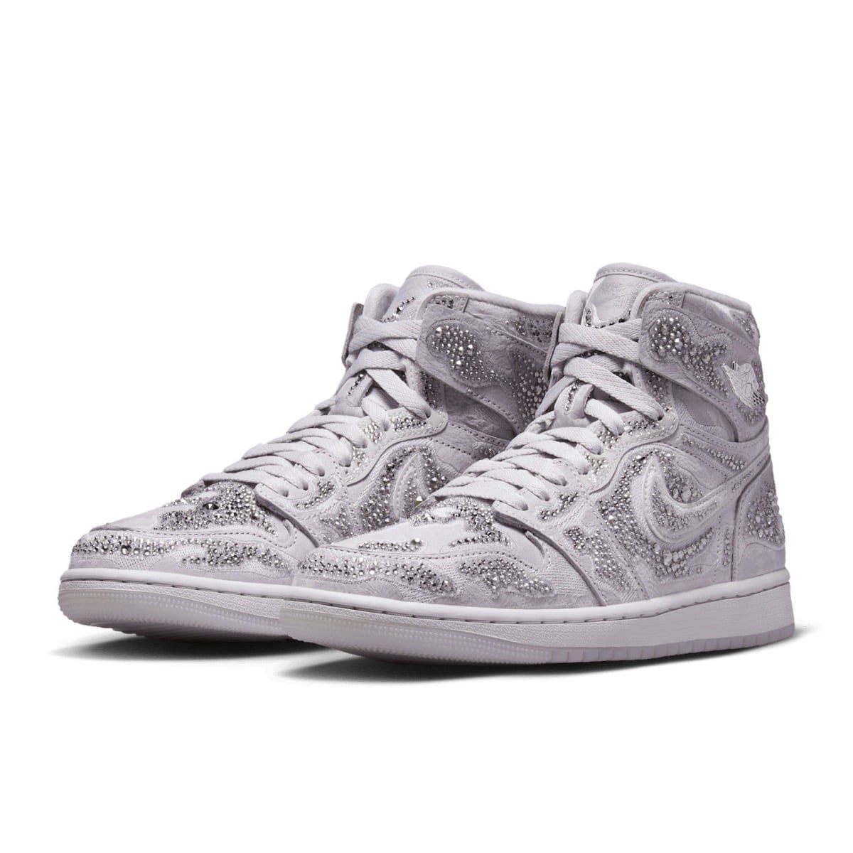 Swarovski x Air Jordan 1 High Vast Grey HF6248-002 4