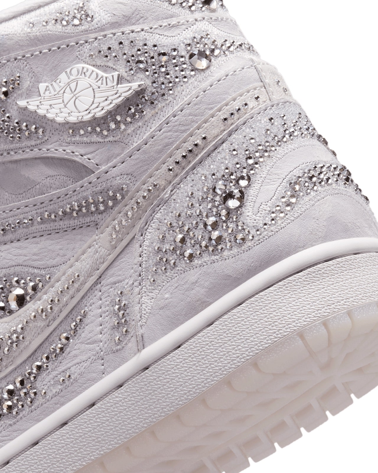 Swarovski x Air Jordan 1 High Vast Grey HF6248-002 8