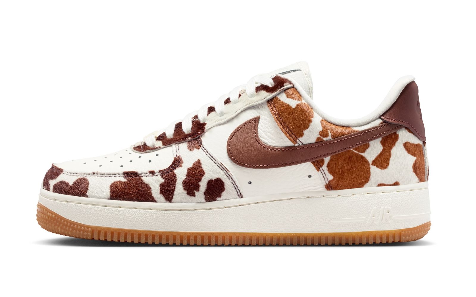 Nike Air Force 1 Low Cow Print Field Brown IO0442-200 2