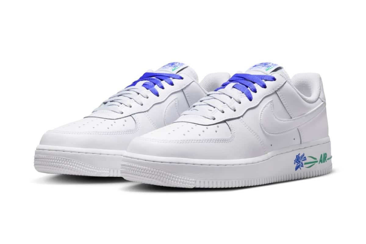 Nike Air Force 1 Low „Iris” – klasyka z kwiatowym akcentem