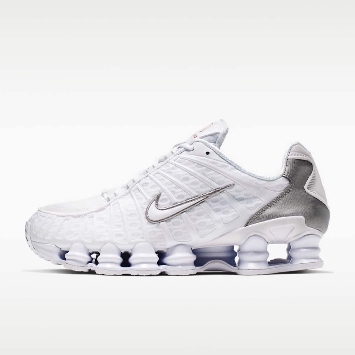 Nike Shox TL White Metallic Silver AV3595-100 2