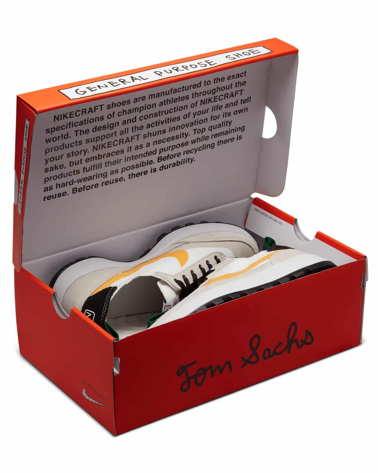Tom Sachs x NikeCraft General Purpose Shoe Bricolage DA6672-100 0