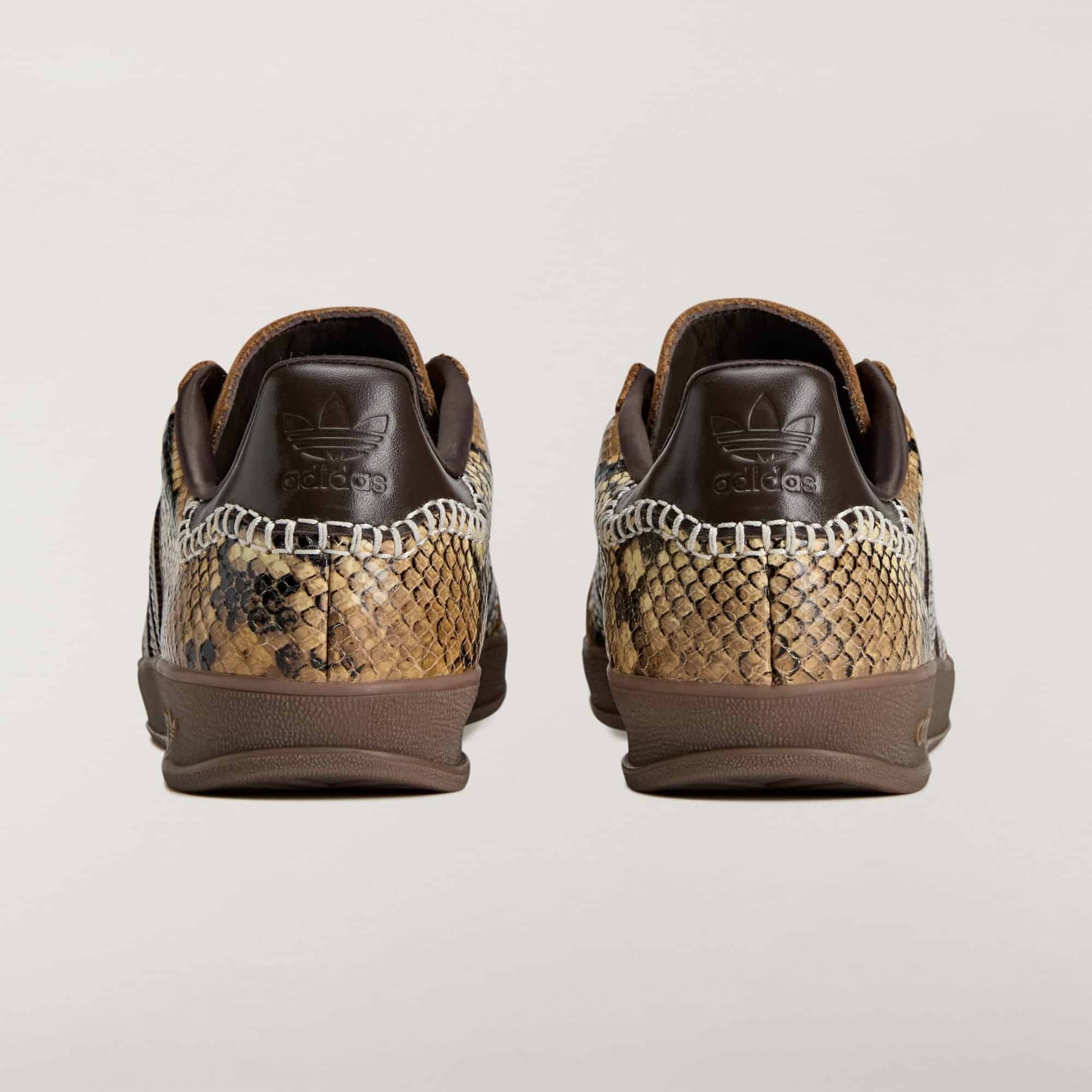 Wales Bonner x adidas Gazelle Indoor Dark Brown Snakeskin KK3641 8