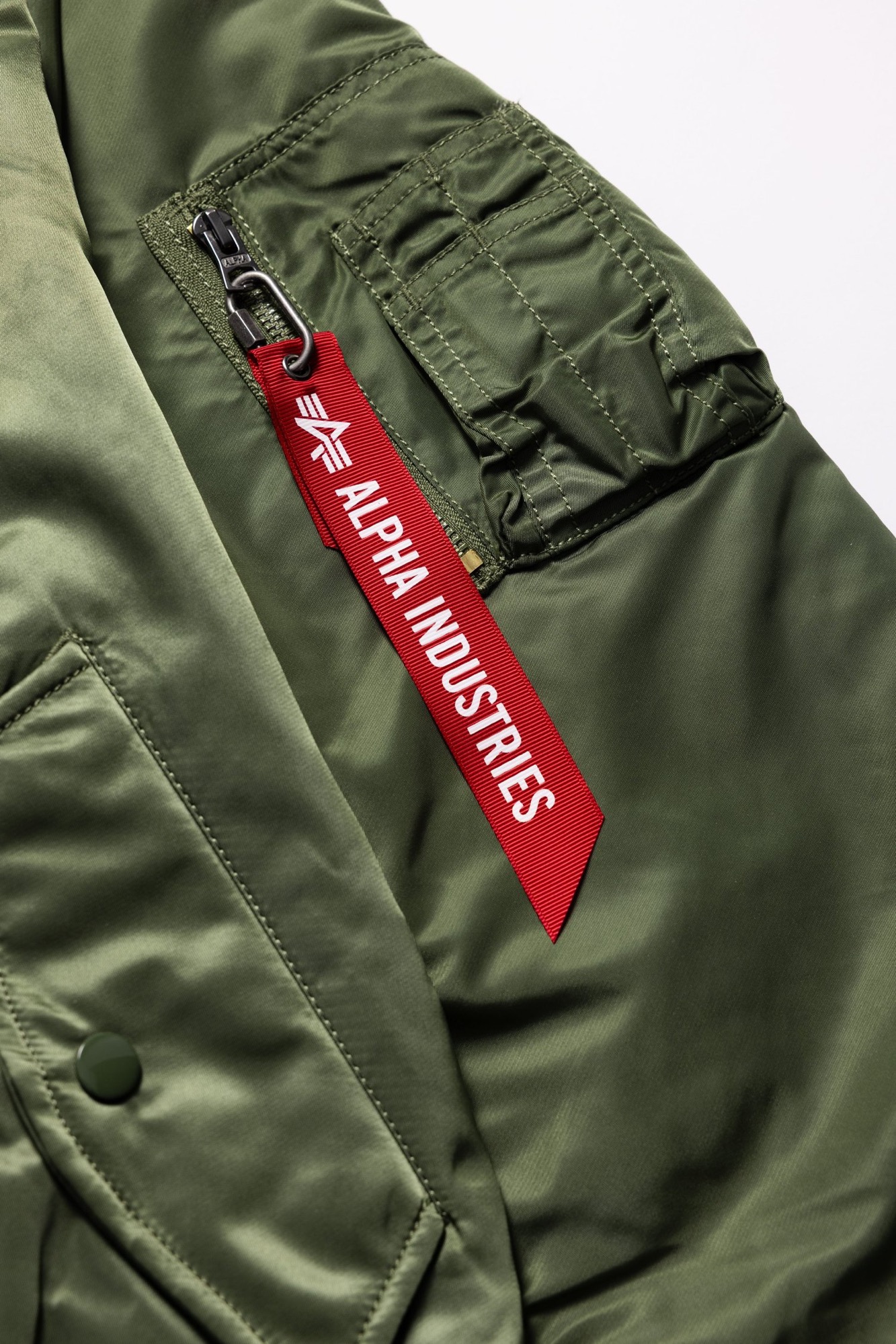eYe Junya Watanabe MAN x Alpha Industries MA-1 Jacket Sage Green 2