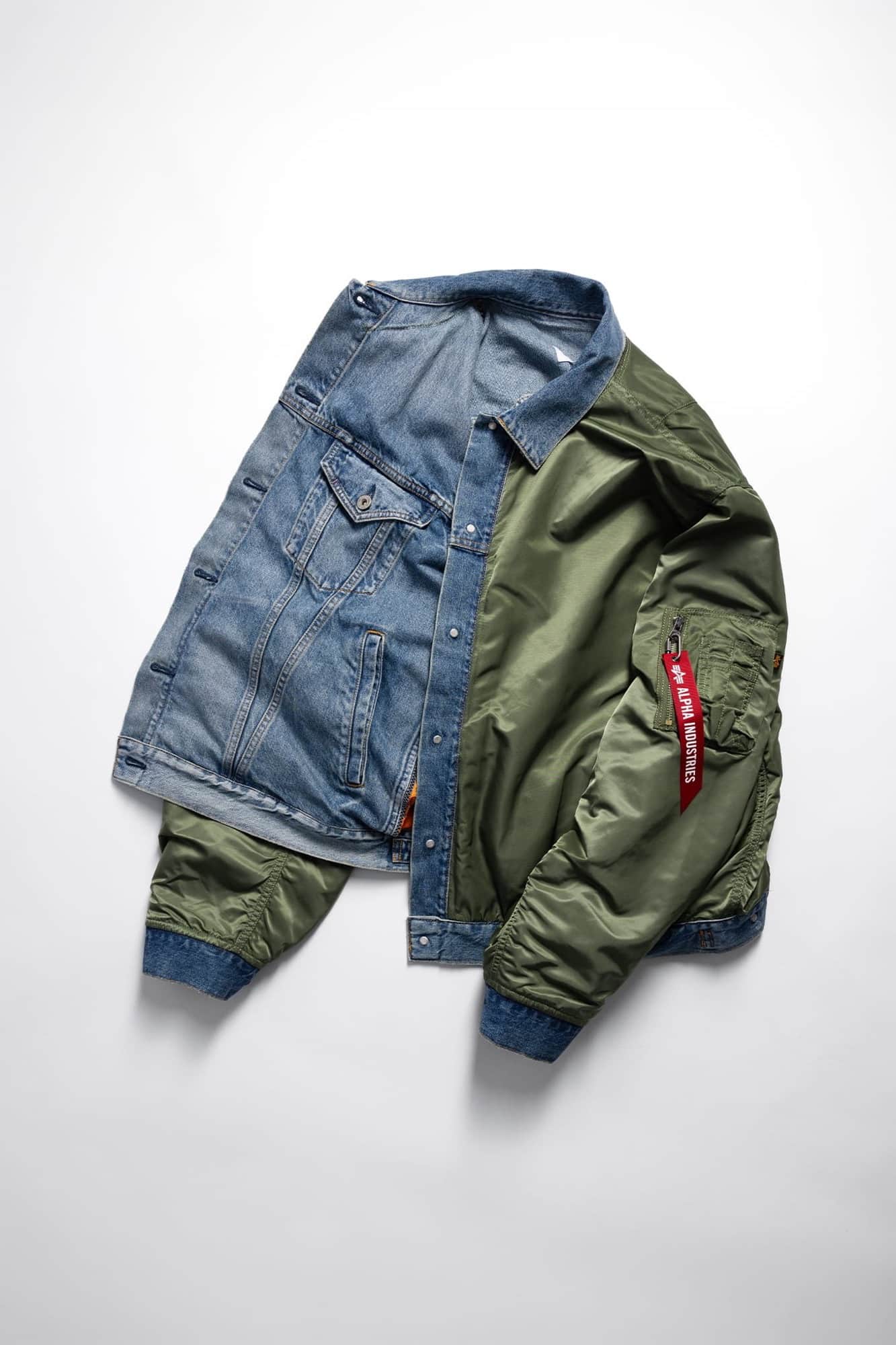 eYe Junya Watanabe MAN x Alpha Industries MA-1 Jacket Sage Green 6