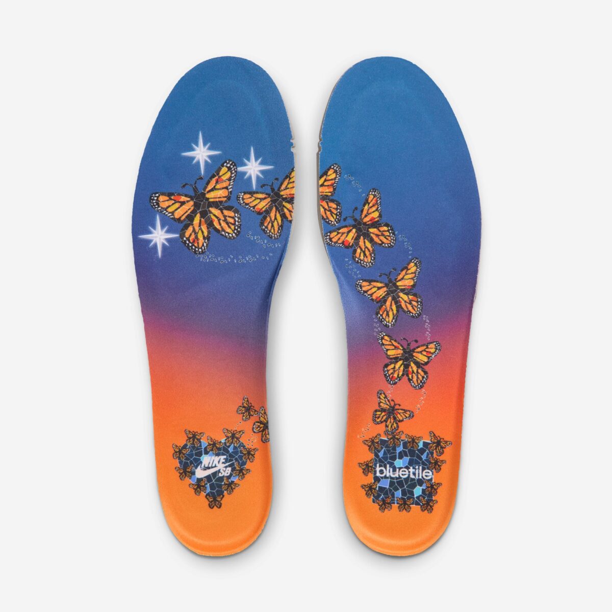 Bluetile x Nike SB Dunk Low Monarch Butterfly IQ1323-001 11
