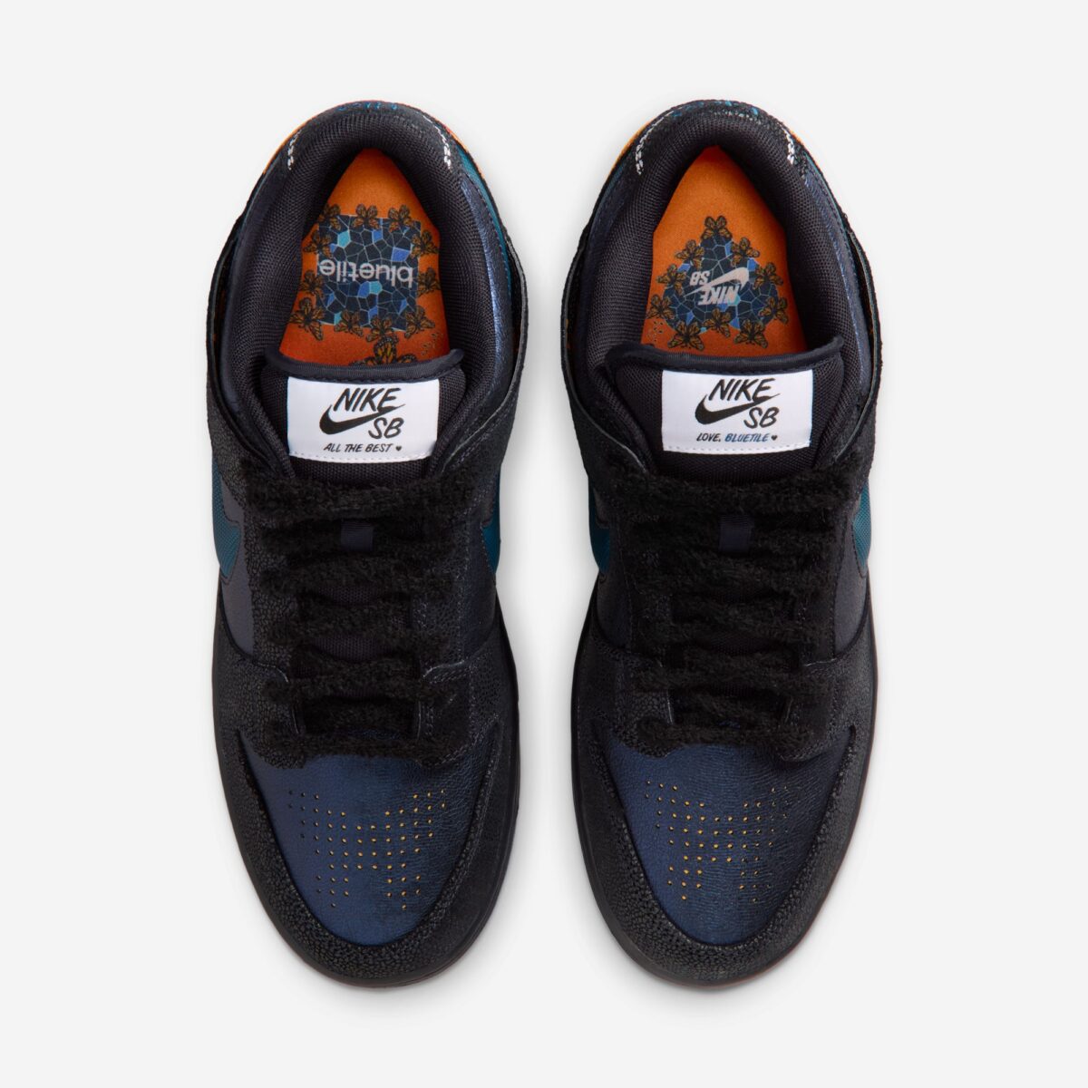 Bluetile x Nike SB Dunk Low Monarch Butterfly IQ1323-001 5