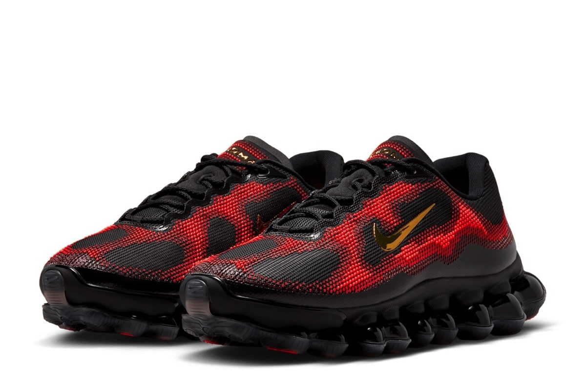 Nike Air Liquid Max „Bright Crimson / Fire Red” – klasyczna kolorystyka w futurystycznej sylwetce