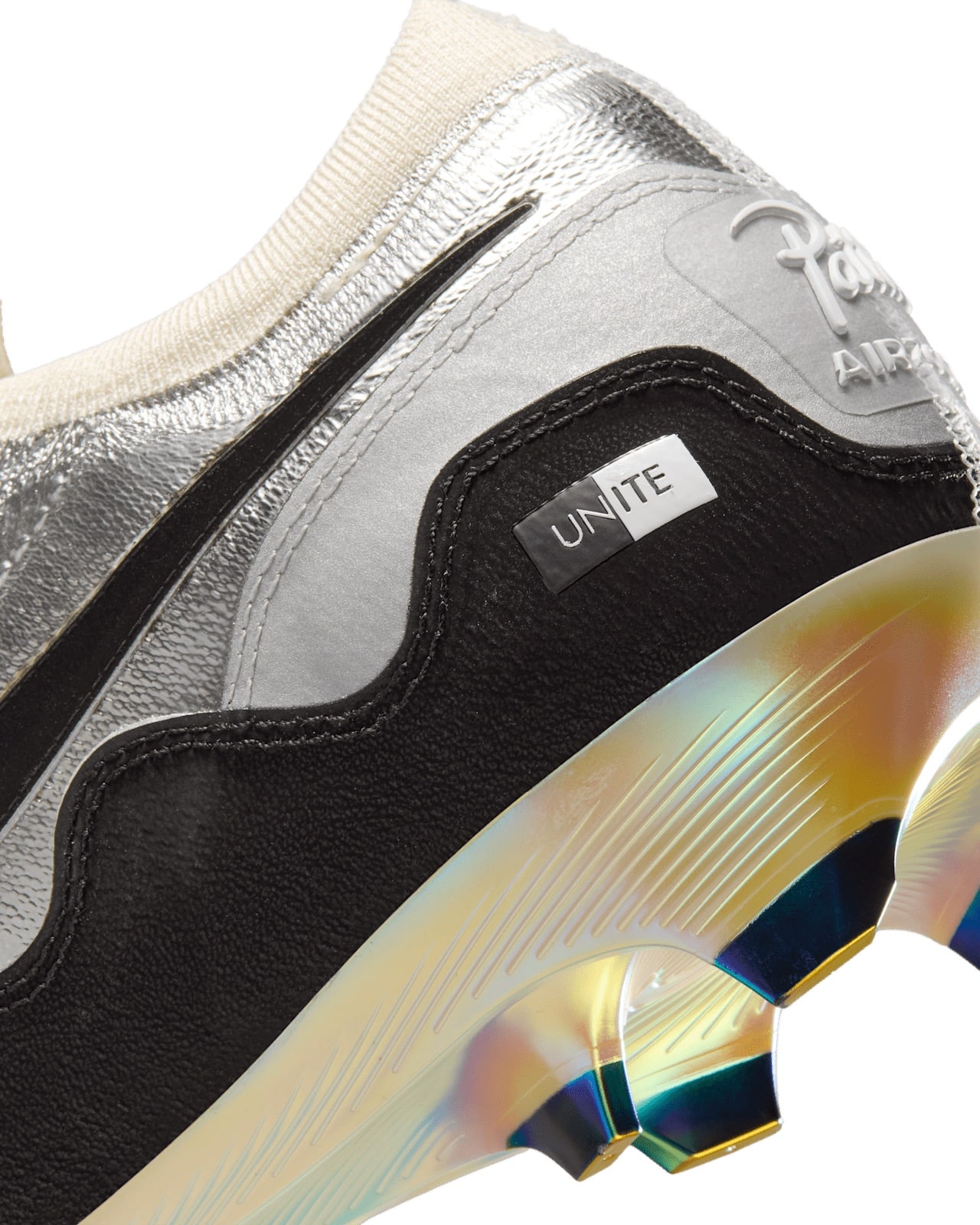 Patta x Nike Mercurial Zoom Vapor 16 Elite Metallic Silver Coconut Milk IQ3365-001 8