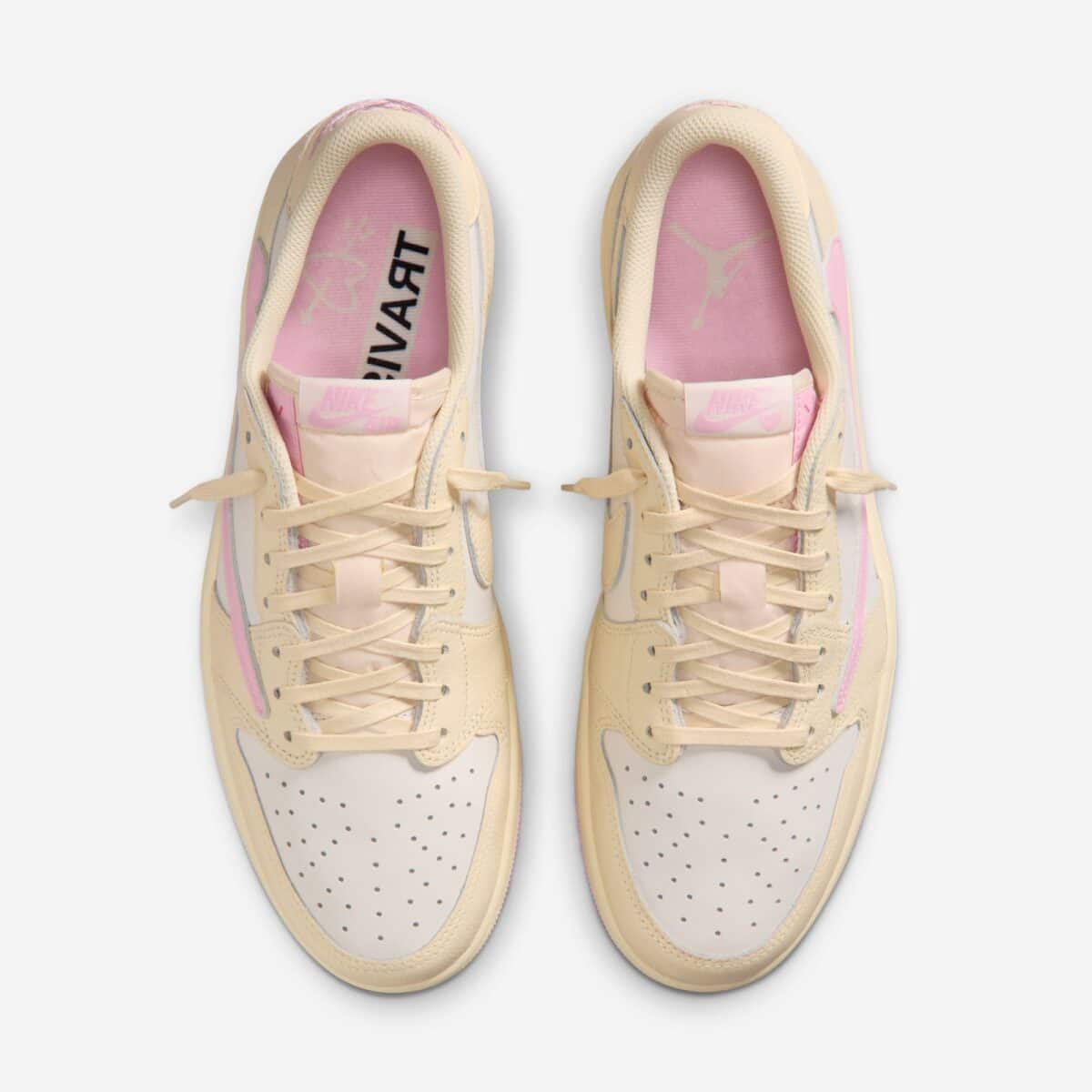 Travis Scott x Air Jordan 1 Low Shy Pink IQ7604-100 5