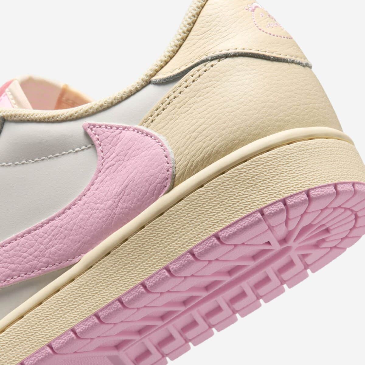 Travis Scott x Air Jordan 1 Low Shy Pink IQ7604-100 9