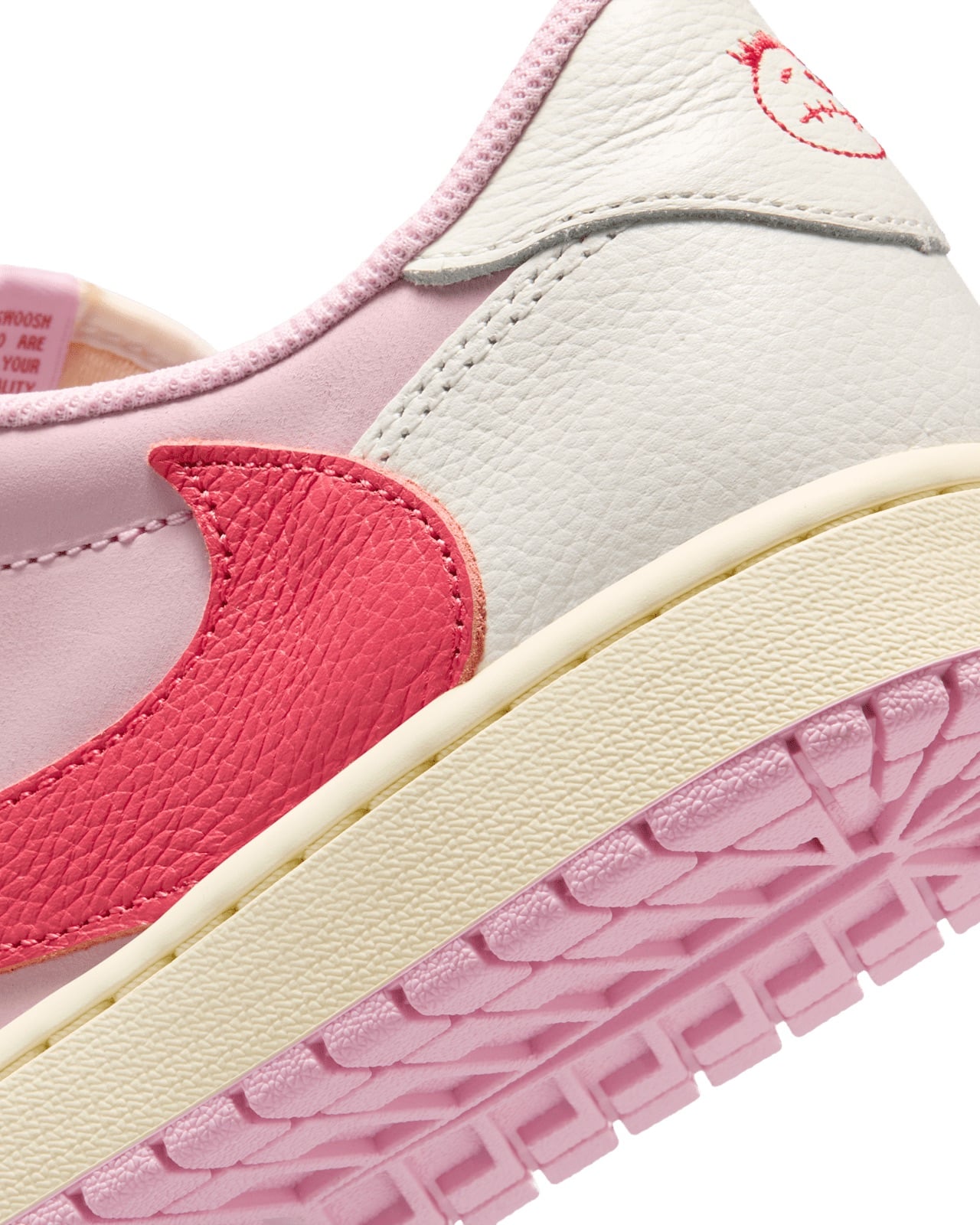 Travis Scott x Air Jordan 1 Low Tropical Pink IQ7604-101 8