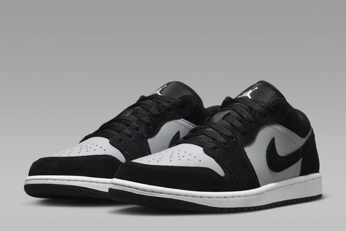 Air Jordan 1 Low „Black / Light Smoke Grey” – szarość i czerń w kultowym modelu