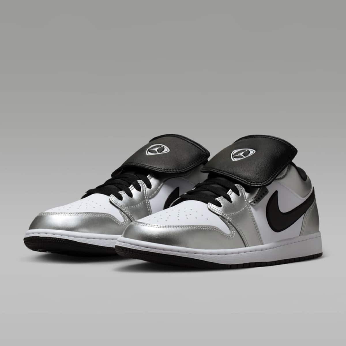 Air Jordan 1 Low Tiempo Metallic Silver IR2278-100 4