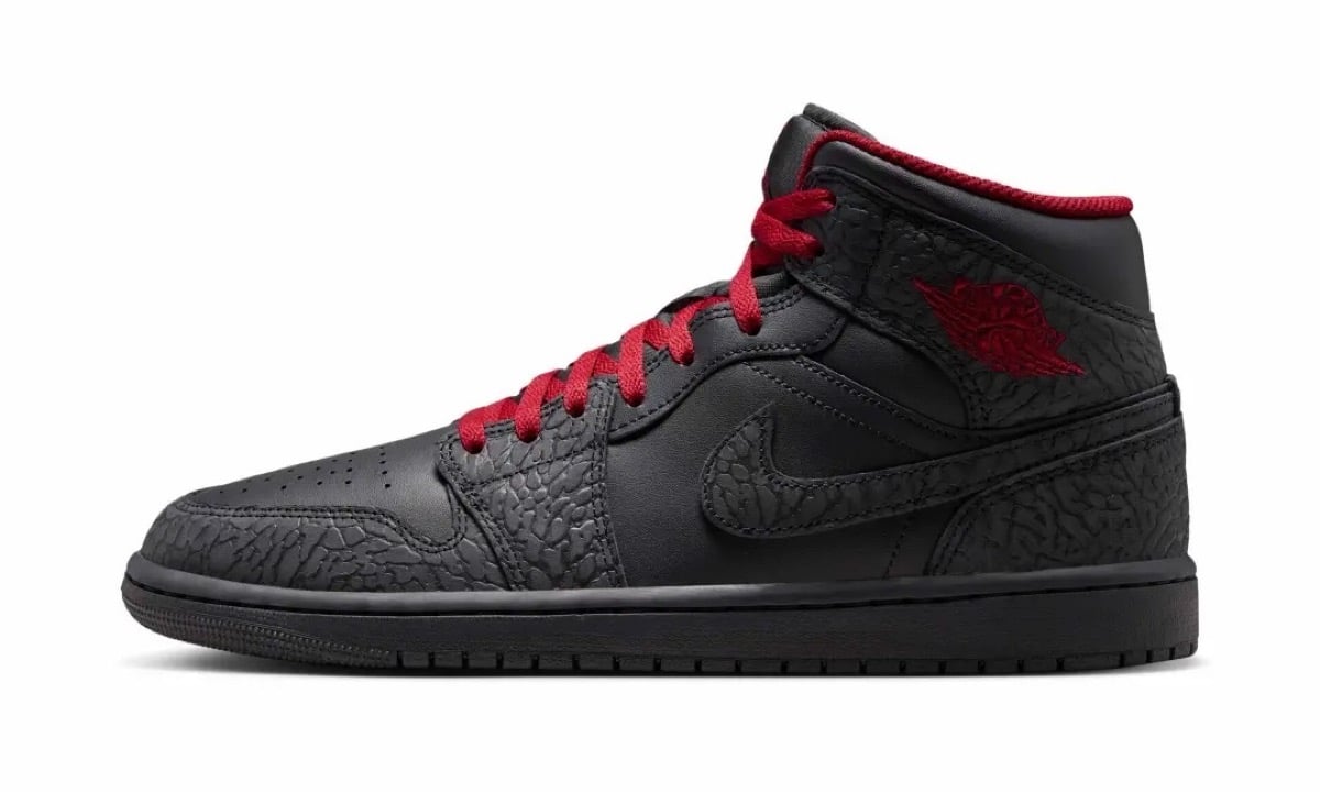 Air Jordan 1 Mid Black Elephant Print IX3527-010 2