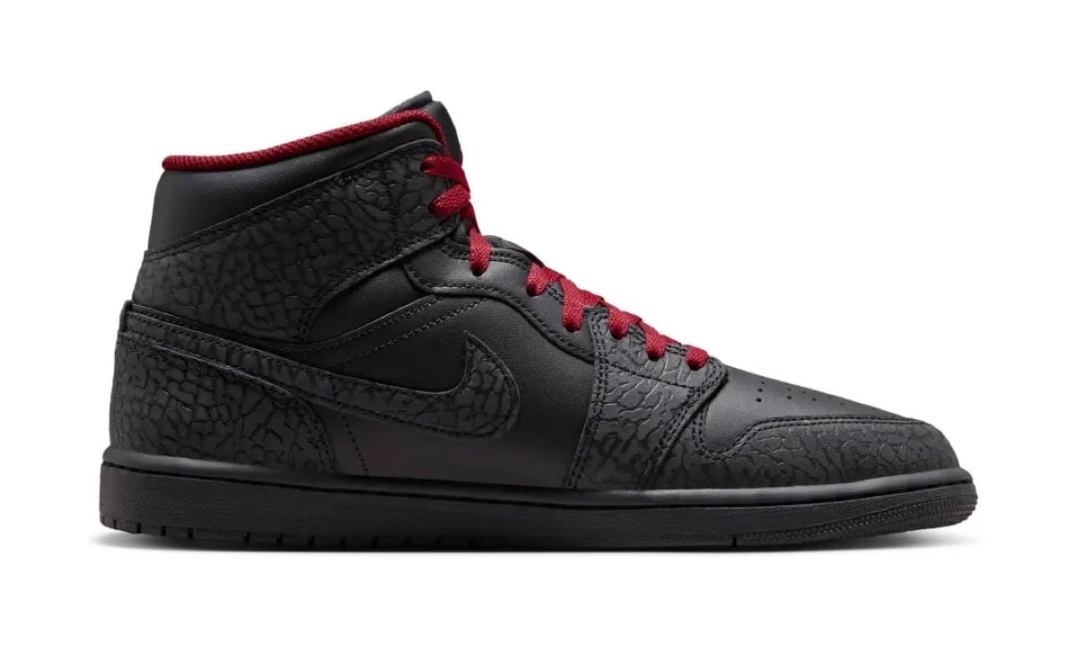 Air Jordan 1 Mid Black Elephant Print IX3527-010 3