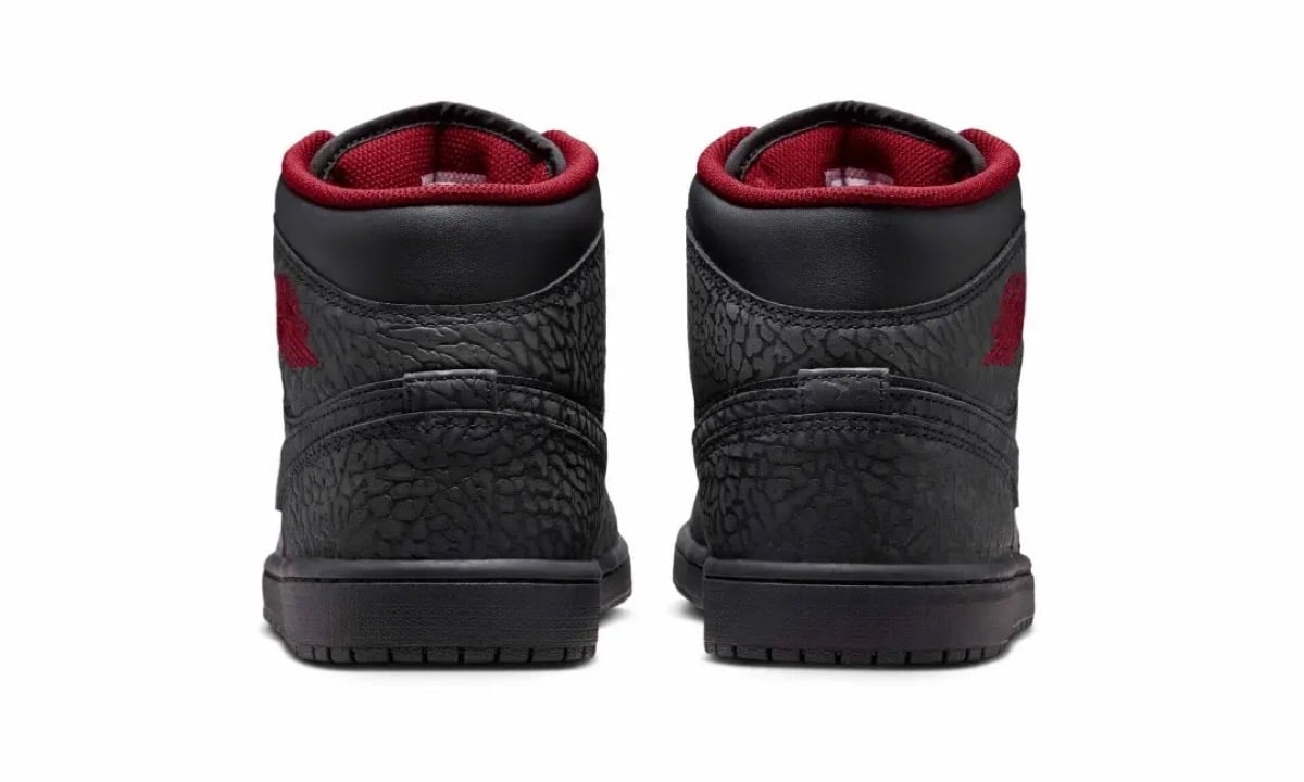 Air Jordan 1 Mid Black Elephant Print IX3527-010 6
