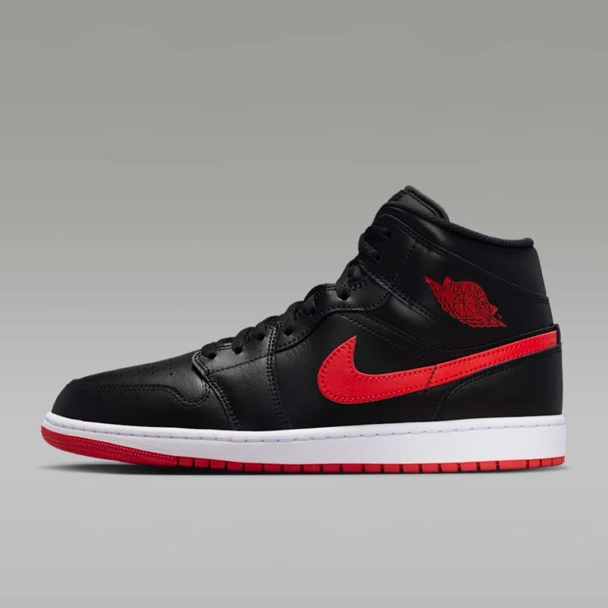 Air Jordan 1 Mid Black University Red DQ8426-005 2