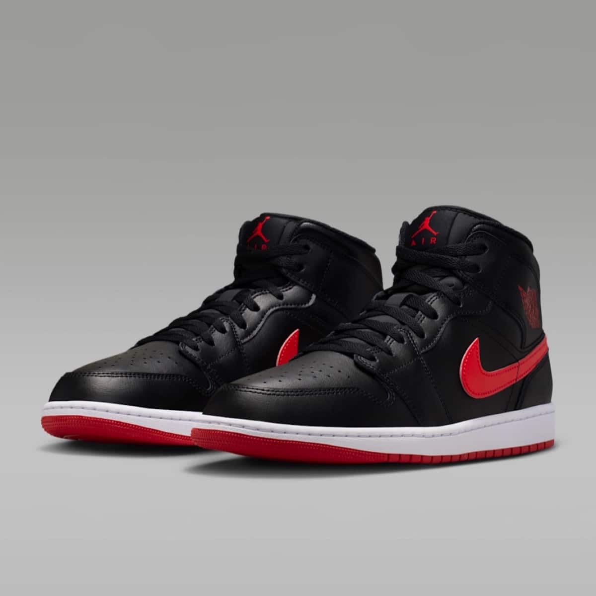 Air Jordan 1 Mid Black University Red DQ8426-005 4