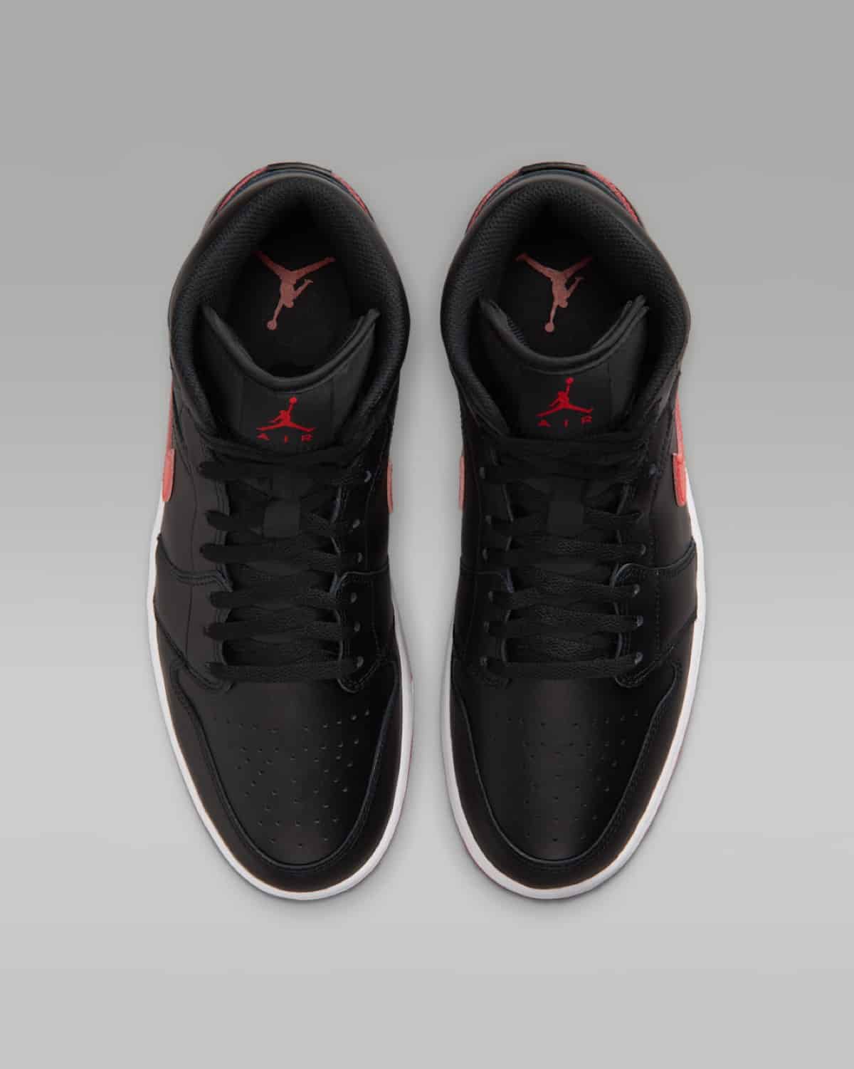 Air Jordan 1 Mid Black University Red DQ8426-005 5
