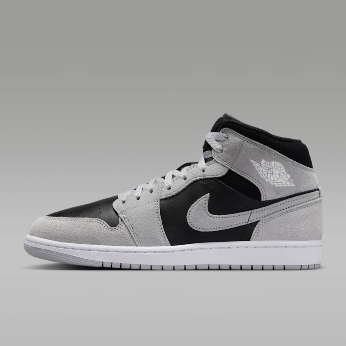 Air Jordan 1 Mid Light Smoke Grey Black DQ8426-008 2